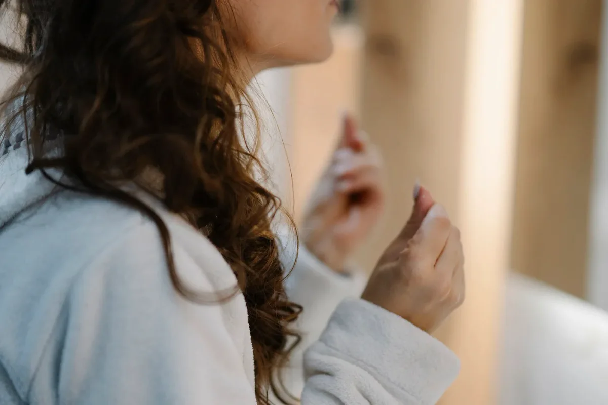 Real-life beauty routine scene for how to choose a foundation shade online without guessing blindly