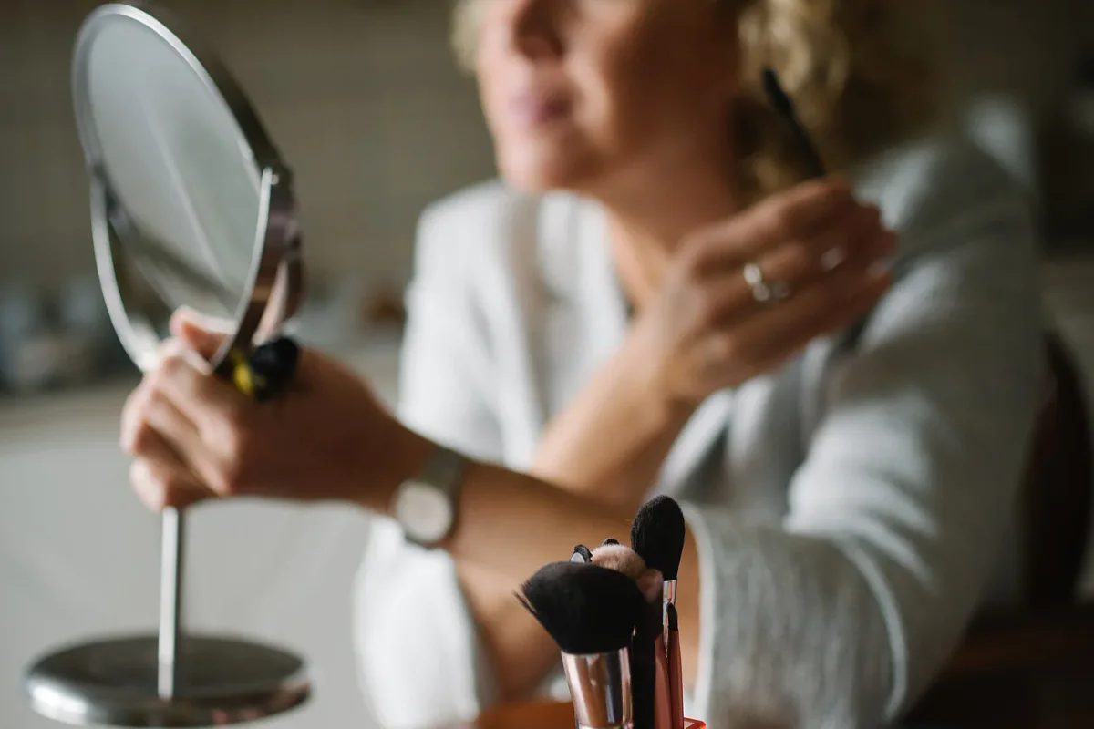 Real-life beauty routine scene for where to save and where to spend in a makeup routine